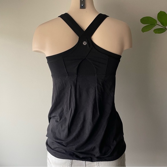 Lululemon Run Stuff Your Bra Tank Top Black Size 8 - Picture 3 of 8